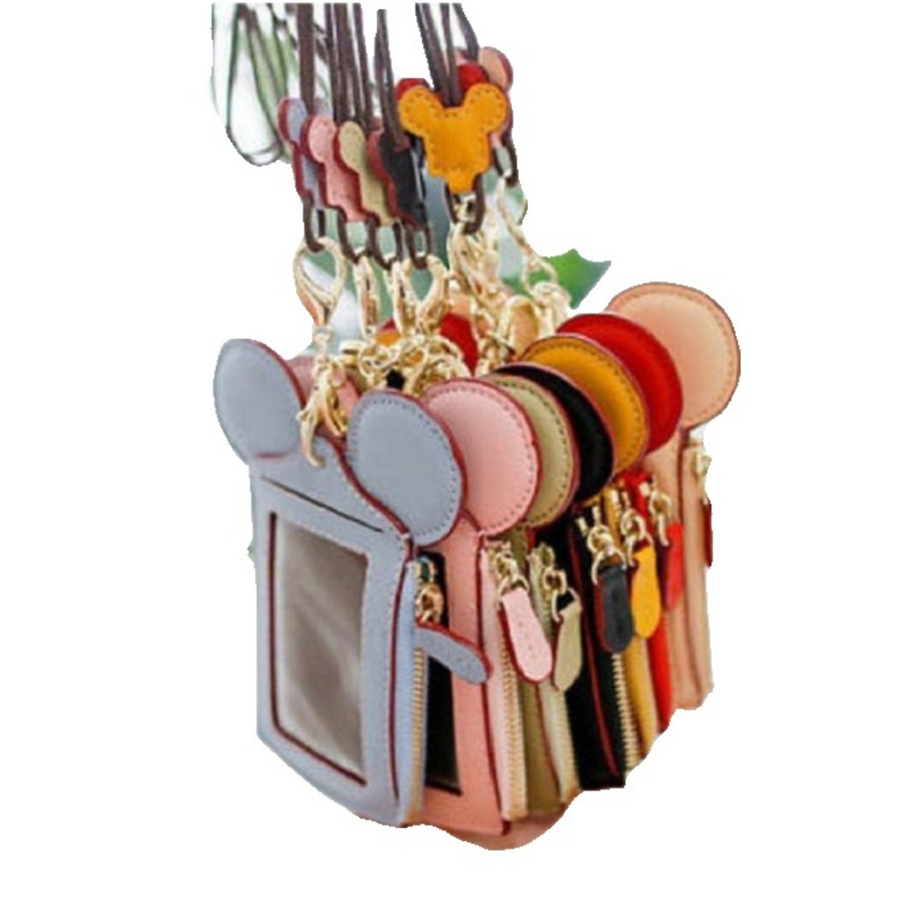 Happy Dreams Mouse Ears Wallet Lanyard